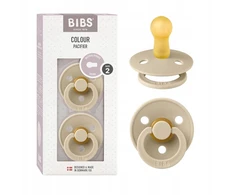 Bibs Colour smūkelis, 2 vnt., kaučiukas, 6 m+, vanilės spalva