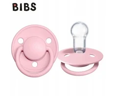 Bibs De Lux Silikoninis čiulptukas, rožinės spalvos, 0-36 m