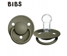 Bibs De Lux Silikoninis čiulptukas, chaki spalvos, 0-36 m