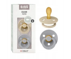 Bibs ortodontiniai kaučiuko čiulptukai 6m+, 2 vnt., Vanilla/cloud