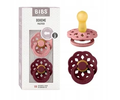 Bibs Seilinukai Boheme čiulptukas Hevea guminis lateksas 6-18 2 pak.