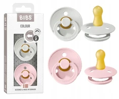 Bibs Seilinukai čiulptukas 6-18 Hevea Rubber 2Pak Blossom