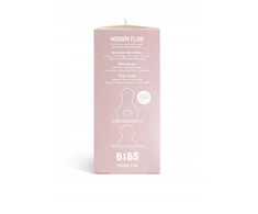 Bibs Seilinukai Guminis buteliuko spenelis 3 m+ 2 vienetų rinkinys BPA FREE MEDIUM Flow