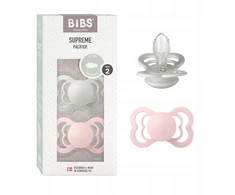 Bibs Supreme silikoniniai čiulptukai 6m+ (2 vnt.) Haze/blosoom