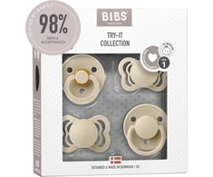 Bibs Try-it kolekcijos čiulptukai 4 vnt. 0+ mėn. įvairūs