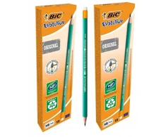 Bic Evolution 655 Hb pieštukai su trintuku, 24 vnt.