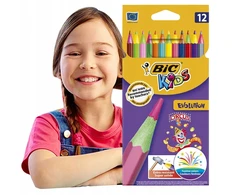 Bic Evolution spalvoti pieštukai, 12 vnt.