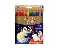 Bic Evolution spalvoti pieštukai, 18 spalvų