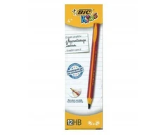 Bic Evolution trójkątny ołówek Hb dla dziewczynek – nauka pisania