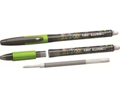 Bic Gel-ocity Illusion ištrinamas gelinis rašiklis, juodas, 1 vnt.