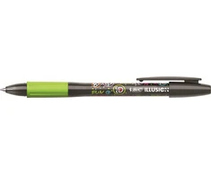 Bic Gel-ocity Illusion ištrinamas gelinis rašiklis, juodas, 1 vnt.