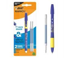 Bic Gel-ocity Illusion ištrinamas rašiklis, mėlynas + 2 papildomi rašikliai