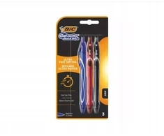 Bic Gel-ocity Quick Dry geliniai rašikliai, 3 spalvos