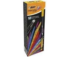 Bic Geltonas plonas rašiklis mokyklai ir biurui