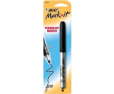Bic Grip Ultra Fine permanentinis markeris, juodas, 0.8mm