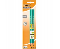 Bic Hb pieštukų rinkinys su trintuku ir drožtuku