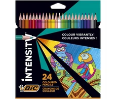 Bic Intensity spalvinami pieštukai, 24 vnt.