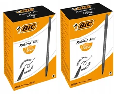 Bic Round Stic Classic rašikliai, juodi, 120 vnt. rinkinys