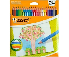 Bic spalvoti pieštukai, 24 spalvų rinkinys