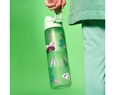 Bidon Buteliukas na wodę vaikams ION8 su miarką Wild Butterflies 500 ml