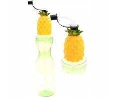 Excellent Houseware Sportinė gertuvė su šiaudeliu 500 ml žalia