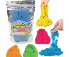 Bigtoys KINETINIS SMĖLIS 500G ĮVAIRIŲ SPALVŲ MAGIC SAND SAND