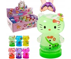 Bigtoys SLIME PLASTIC GEL GEL GYVŪNŲ KITTEN BEAR SPALVINGAS