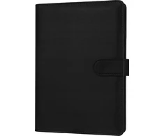 BINDER A5 6 AKULUČIŲ SĄRAŠŲ JUNGTINĖLIS ORGANIZATORIUS ODA UŽDARYTA ELEGANT