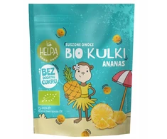 Bio Ananasų rutuliukai 50 g HELPA be pridėtinio cukraus