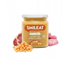 BIO vakarienė Guliašas su veršiena ir kumpiu 200g Vaikams SMILEAT 6m+