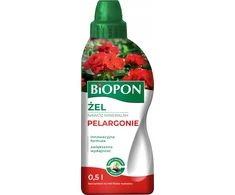 BIOPON MINERALINĖS TRĄŠOS PELARGONIJOMS GELIS 0,5 L