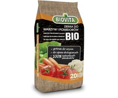BIOVITA ekologiškas dirvožemis daržovėms ir pomidorams, 20 l