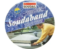 Bituminė aliuminio sandarinimo juosta SOUDAL SOUDABAND, 7,5 cm x 10 m