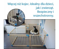 Bituxx Didelis vaikų maniežas su patvaria konstrukcija