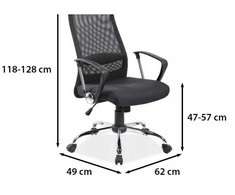 Signal Meble Biuro kėdė Q-345, juoda