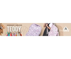 Bivacc TEDDY mokyklinė kuprinė violetinė