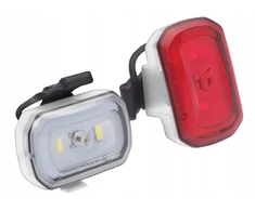 Blackburn Click USB šviestuvas priekyje 60 liumenų, gale 20 liumenų baltas