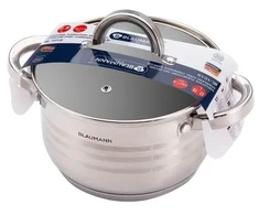 Blaumann Nerūdijančio plieno puodas su dangčiu 20 cm Gourmet Line