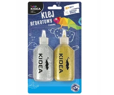 Blizgučių klijai 2 spalvos 40G KIDEA - DERFORM