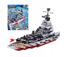 BLOKAI KARO LAIVAS plytos 350 EL. VAIKAMS 6+ MILITARY DICOM