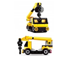 blokeliai SLUBAN M38-B0592C Mini Crane Statybinė transporto priemonė su kabliu
