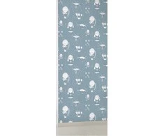 Blue Viniliniai tapetai flizelino pagrindu GRANDECO Mėlynas, 0,53 x 10,05 m, vaikiški