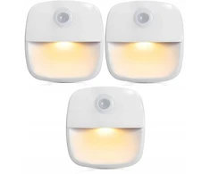 Blurr LED NAKTINIS LEMPAS SU Twilight Judesio jutikliu, Energiją taupantis 3 vnt. rinkinys