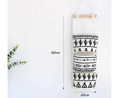 blurr SIENOS PAKABAMAS ORGANIZATORIUS Žaislai 3 kišenės Neperšlampamas 60x20 cm