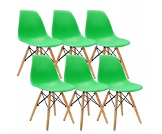 Bm Design 6 DSW Milano žalios skandinaviškos kėdės