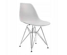 Bm Design DSR Milano kėdė, pilka skandinaviška, metalinė koja