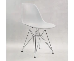 Bm Design DSR Milano kėdė, pilka skandinaviška, metalinė koja