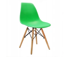Bm Design DSW Milano kėdė, žalia, skandinaviška, medinė koja