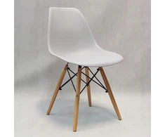 Bm Design DSW Milano kėdės, pilkos, 6 vnt. Skandinaviškos medienos kojos