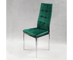 Bm Design Monako Velvet kėdė, žalia, apmušta aksomu